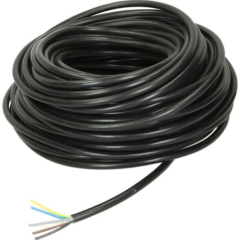 Câble souple en PVC H05VV-F 5G x 1,5 mm²