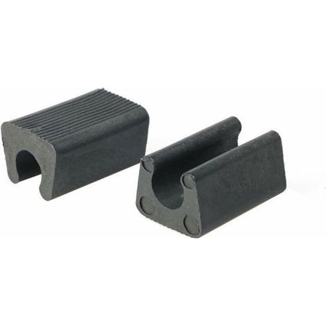 Protection Tubulaire Ronde - Pour Pieds De Chaise Table Fauteuil - Diamètre 8 Mm - Noir - Lot De 12 (1/3)