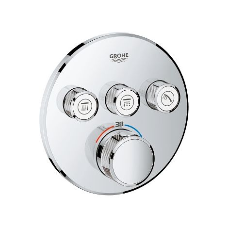 Grohe Grohtherm SmartControl Thermostat für Unterputzmontage 3 Ausgänge (29121000)