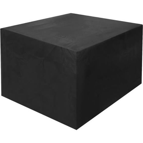 Gartenmöbelabdeckung - 130x130x75cm - Wasserdicht und staubdicht - Schwarz