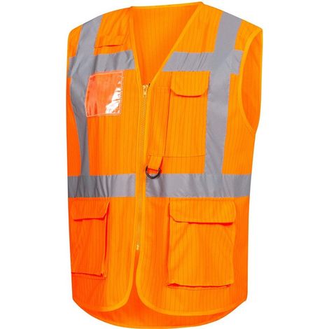 Chaleco  de  advertencia  7118  Talla  2XL  naranja  neón  EN  ISO  13688/EN  ISO  20471/EN  1149  NITRAS