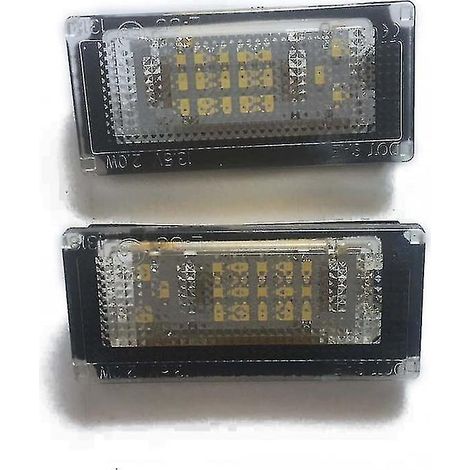 2pcs Vehicle Rear License Plate Led Light For Mini Cooper S R50 R52 04-08 R53 (1/3)