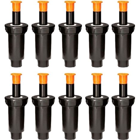 Rain Bird – Diffuseur d'irrigation escamotable 1802 – Pack de 10 – Résistant au colmatage – Installation facile en zones peu profondes