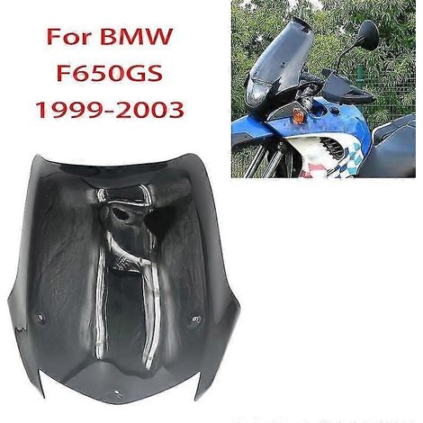 Pare-brise noir pour moto BMW F650 GS (1999-2003) (1/4)