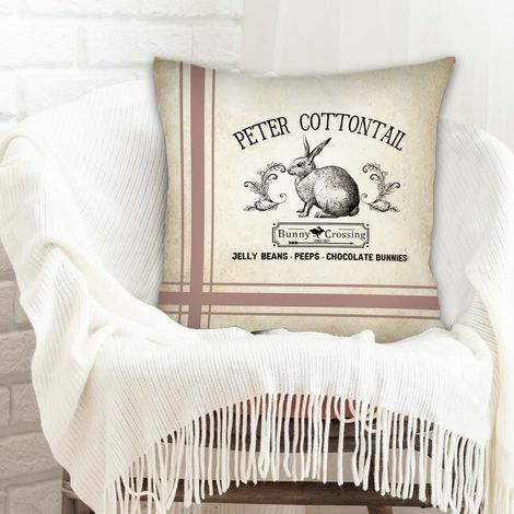 Housse de coussin pour décoration intérieure solide pour la Fête des Mères et des Pères (1/5)