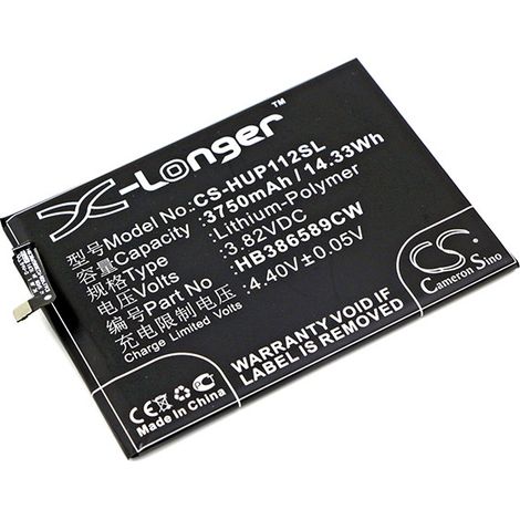NX - Batterie téléphone, smartphone, GSM pour Huawei 3.82V 3750mAh - HB386589CWHB386589
