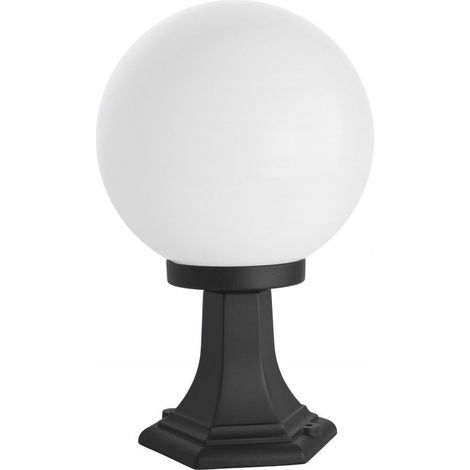 Lampada giardino h41cm SU-MA KULE sfera 25cm E27 nera IP43 (1/4)