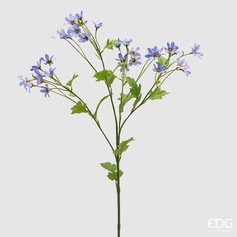 EDG Enzo De Gasperi Margherita Ramo H 70 Cm Pianta Artificiale Indigo