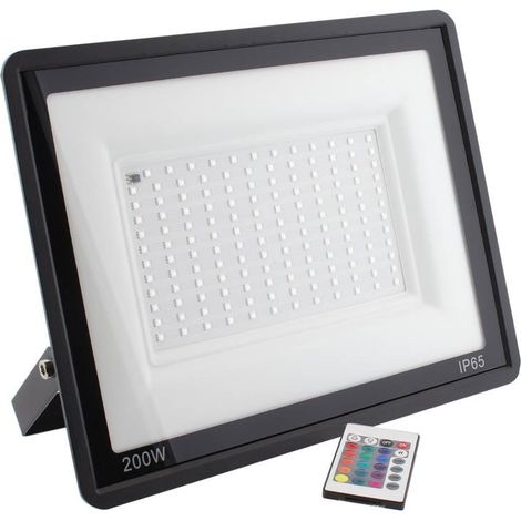 Proyector LED RGB, 200W +  mando a distancia