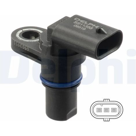 Capteur, position d'arbre à cames Delphi Technologies SS11358 AUDI 07L905163