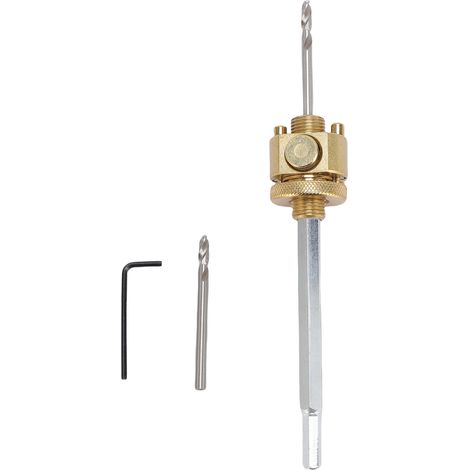 Tige hexagonale ouvre-trou bielle à dégagement rapide Downlight scie pour panneau de bois massif gypse (1/5)