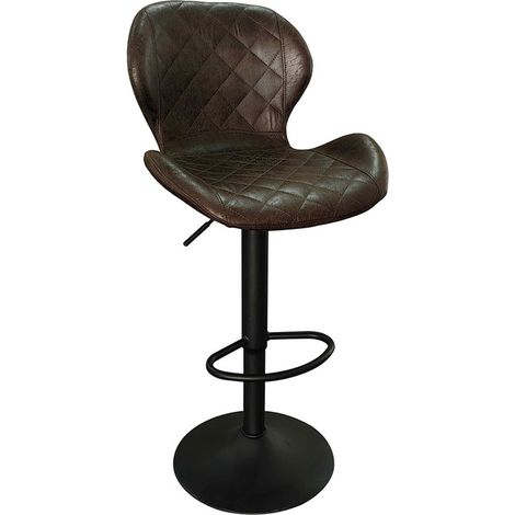 Barhocker im Vintage-Stil, dunkelbraun. Kollektion MABEL (1/5)
