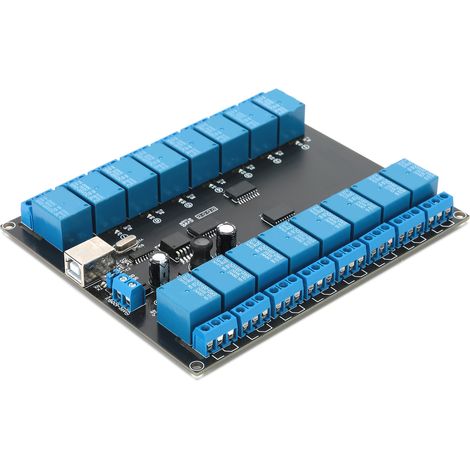 16-Kanal-936V-USB-gesteuertes Relaismodul mit Optokoppler und SPDT-Schalter (1/5)