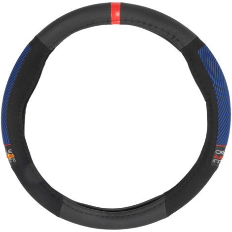 SCHWARZER LENKRADBEZUG MIT BLAUEN STREIFEN ORACLE RED BULL RACING (1/3)