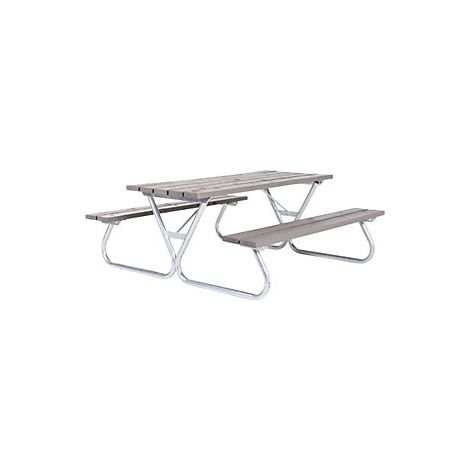 kaiserkraft  Set di tavolo e panche  grigio  lungh x prof