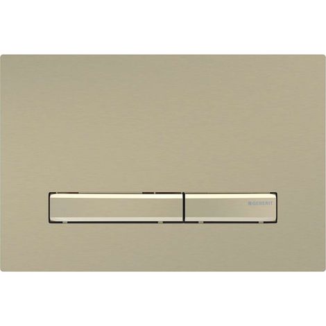 Geberit Sigma50 - WC-Betätigungsplatte, easy to clean, Messing gebürstet 115.672.QF.2