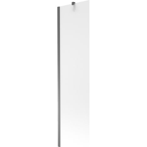Paroi de baignoire 1 volet Mexen Next 50 x 150 cm, givré, métal ardoise - 895-050-000-00-30-95 (1/5)