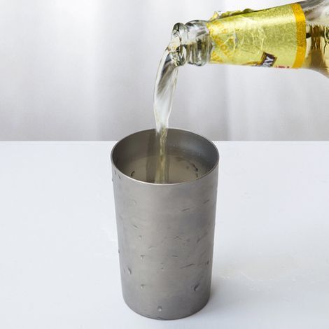 tasse en titane à Double paroi, pour jus d'eau, thé, pour la maison, le bureau, le Camping, la randonnée, la randonnée (1/5)