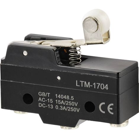 TRU COMPONENTS MICROINTERRUTTORE 250 V/AC 15 A 1 X ON (ON) MOMENTANEO 1 PZ. (1/3)