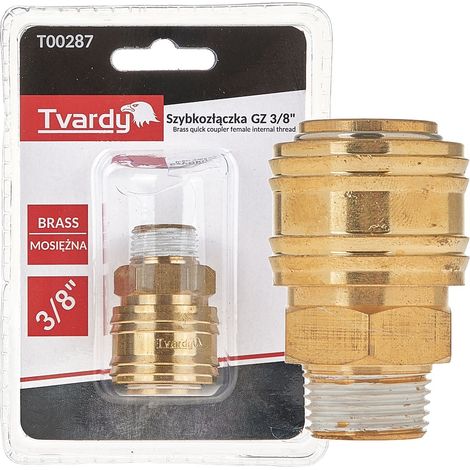 Raccord rapide en laiton GZ 3/8" femelle (1/10/100) (1/3)