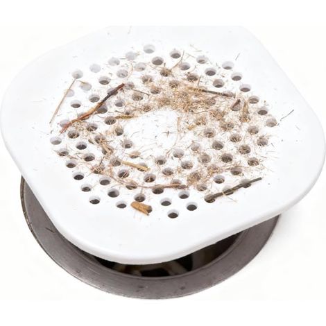 Lot de 3 grilles d'évacuation carrées à ventouse, 14 cm, pour cuisine et salle de bain, filtre anti-cheveux (1/5)