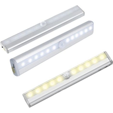 corps humain Induction veilleuse allée magnétique couloir de charge intelligent longue bande sans fil armoire lumière  1 lumière chaude + 2 lumières blanches 1.52.520cm