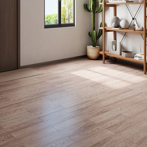 Rustic Wood Grain Self-adhesive PVC Flooring (1/5)