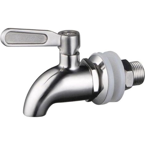 robinet de distributeur de boissons, robinet pour tonneau de bière, robinet de remplacement en acier inoxydable16mm