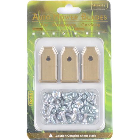 Lames robot tondeuse compatible Husqvarna compatible Gardena (1/4)