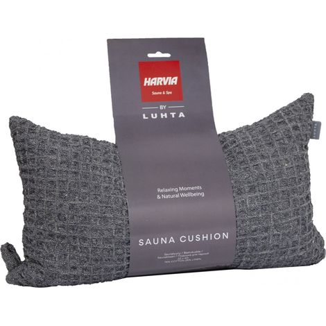 Harvia by Luhta Saunakissen ca. 22 x 40 cm Sauna Kissen anthrazit