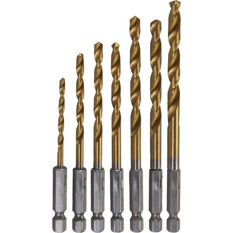 Silverline 819714 Hex Shank Drill Bit Set 7-Piece 3-6.5mm (1/2)