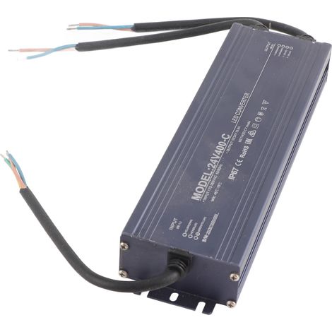 Wasserdichter LED-Treiber IP67 Konstantspannungsnetzteil Schutzchip 400W AC170–265V/24V 16,6A (1/5)