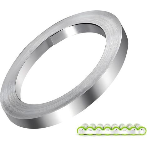 1 Roll of Nickel Strip, 0.15 x 8 mm x 10 m Nickel Plate Ribbon, Nickel Strip for Connecting Li Batteries Spot Welding 18650, Battery Brazing, Welding Accessories (1/5)