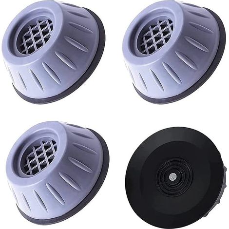 Packung mit 4 Anti-Vibrations-Pads, Anti-Lärm- und Anti-Rutsch-Unterlagen für Waschmaschinen (1/5)