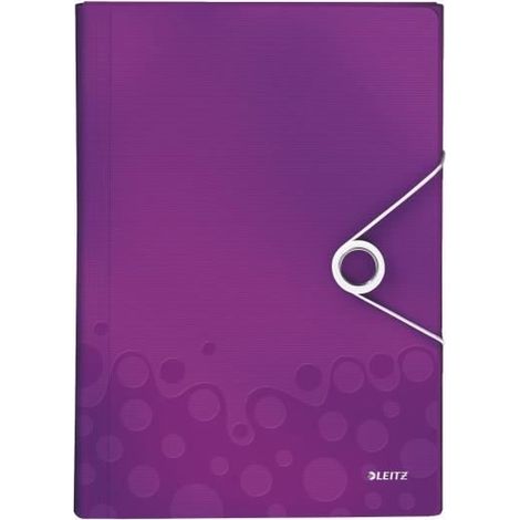 Leitz Fächermappe WOW DIN A4 Polypropylen violett 6 Fächer (1/5)