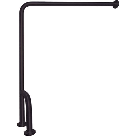 Presto Barra de apoyo suelo-pared inox negro (1/2)