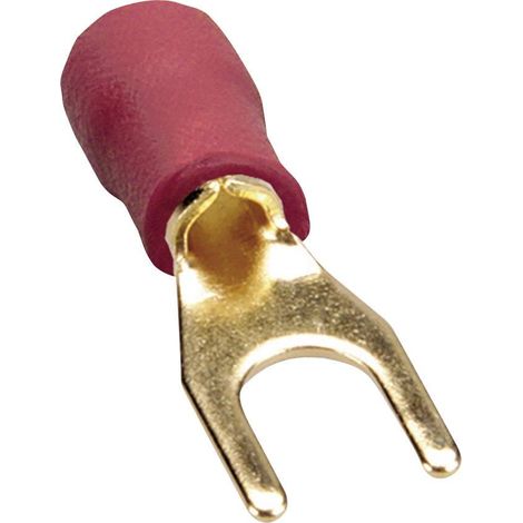 Sinuslive KSI-1,5 Cosse à fourche 1.50 mm² Ø du trou=1.5 mm partiellement isolé noir, rouge 10 pc(s) (1/3)