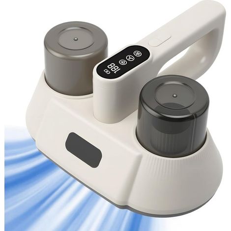 Staubmilbensauger für Matratzen. Tragbarer Staubmilbensauger mit UV-C-Licht und Ultraschall-HEPA-Filter zur Reinigung von Bettwäsche und Tierhaaren. (1/5)