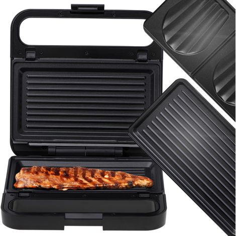 Sandwich maker 2 in 1  AD 3070b  850 W  Number of plates 2  Black (1/5)