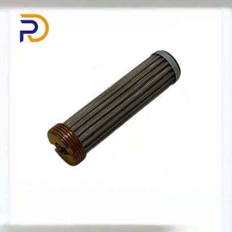 Filtre pilote de pompe hydraulique Komatsu PC120-6/95, filtre à engrenages en maille de cuivre 4D95 pour pompe à engrenages PC200 (1/5)