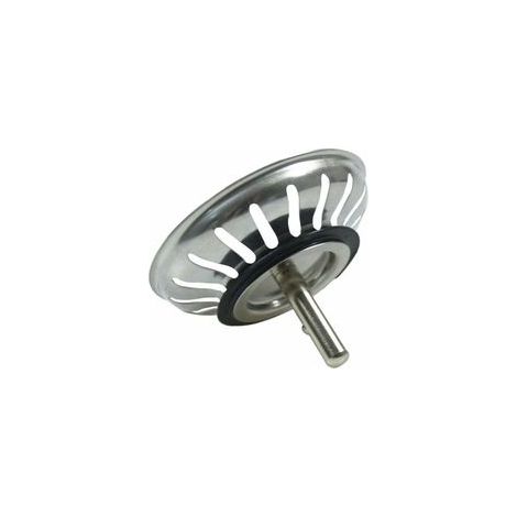 Panier pour bonde d'évier 79.3 mm – Crépine universelle en acier inoxydable – Bouchon pop-up lavable – Ne se bouche pas et ne déborde pas (1/5)