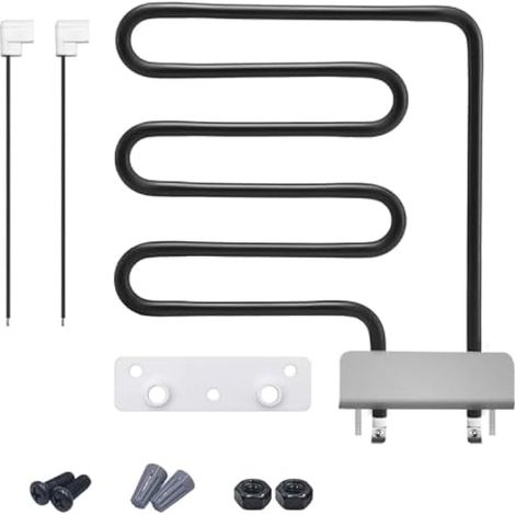 Kit d'élément chauffant pour fumoir - Compatible avec les appareils électriques numériques 120 V/1200 W - Remplacement pour Masterbuilt 20070613 20072612 20072712 20073012 20075315 20075415 (1/2)