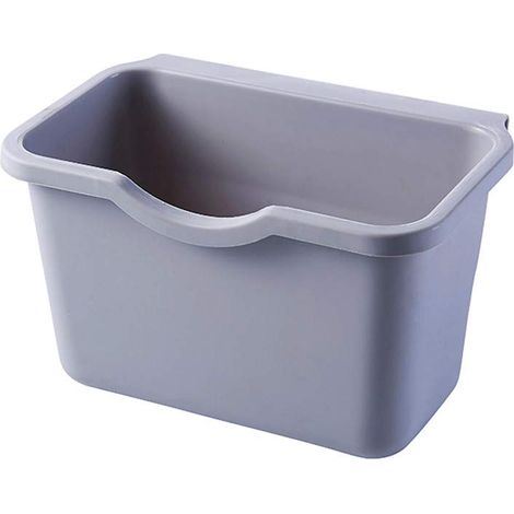 Fei Yu Poubelle de Porte a Accrocher Poubelle Suspendue en Plastique pour Cuisine Placard (Gris) (1/5)