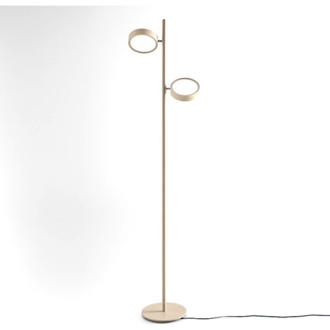 Piantana moderna gea luce gpit20 led orientabile dimmerabile alluminio metacrilato