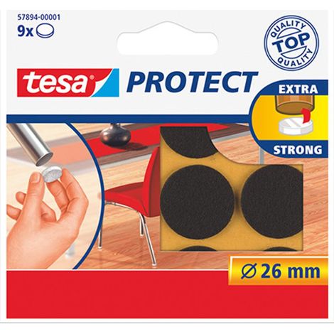 tesa Patin en feutre marron (Ø) 26 mm 9 pc(s) (1/2)