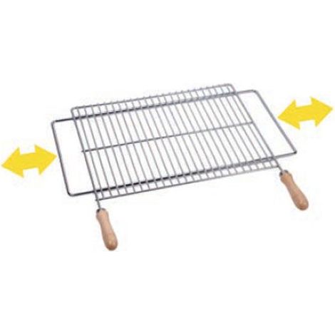 Parrilla extensible para barbacoa - 50x40 cm.