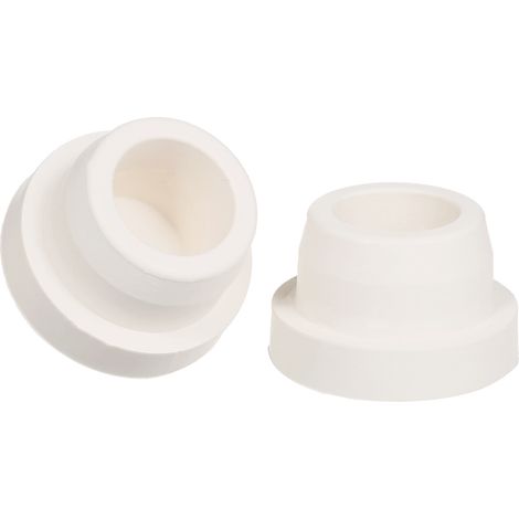 Lot de 2 butoirs d'échelle pour piscine enterrée, compatibles avec les tubes d'échelle de 4,8 cm de diamètre intérieur pour liner de piscine. (1/5)