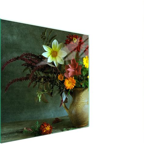 PLACA PROTECTORA DE VIDRIO PARA ESTUFA 50x52 FLORES (1/5)