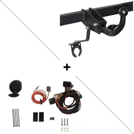 Attelage Twingo III phase 2 pour porte-vélos + faisceau spécifique 13 broches (06/19-) RDSOD (1/2)
