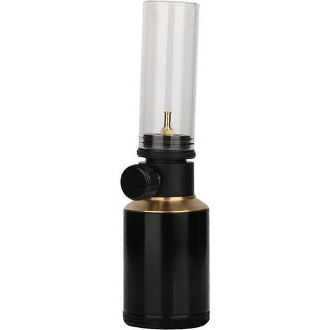 Campinggaslampe mit Kerze und leerer Kartusche, Pferdegaslaterne, Gasbrenner für den Außenbereich, Zeltlampe (1/5)